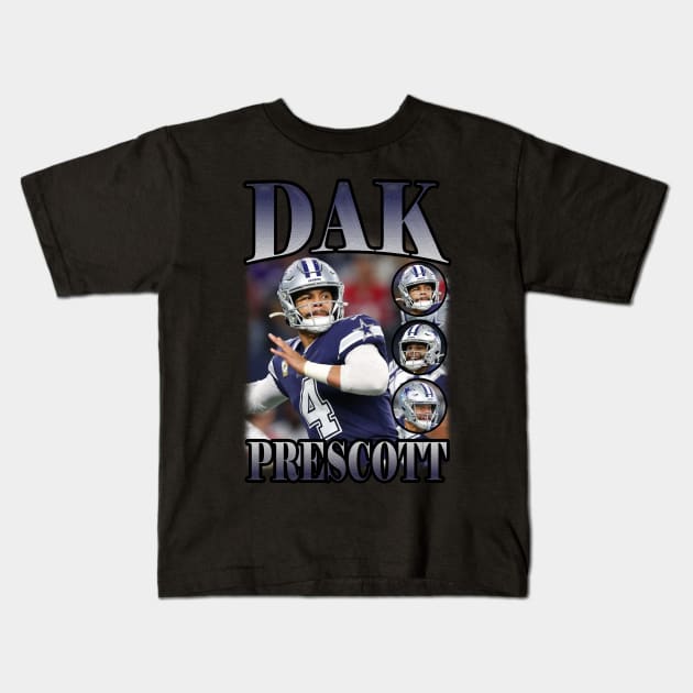 BOOTLEG DAK PRESCOTT VOL 3 Kids T-Shirt by hackercyberattackactivity